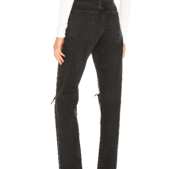 Agolde Cherie High Rise Straight Jeans - Picture 2 of 15
